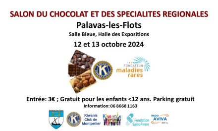 4ÈME ÉDITION DU SALON DU CHOCOLAT ET DES SPÉCIALITÉS RÉGIONALES