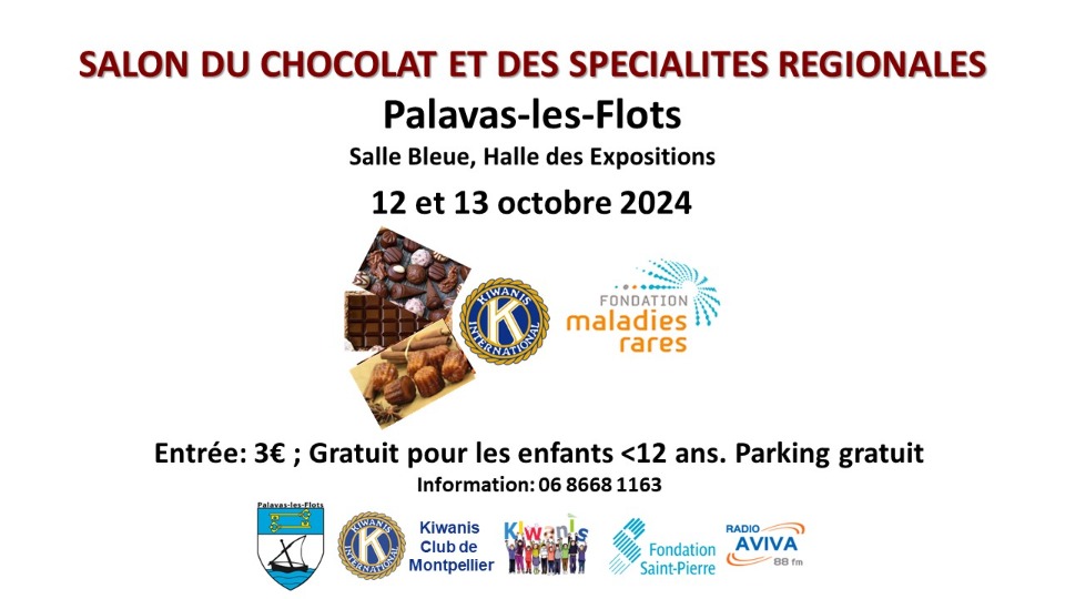 4ÈME ÉDITION DU SALON DU CHOCOLAT ET DES SPÉCIALITÉS RÉGIONALES